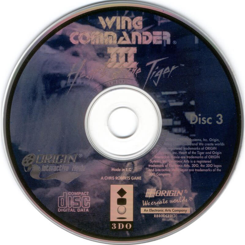 Лицензионный диск Wing Commander 3 для 3DO